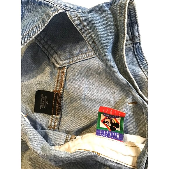 MICKEY'S STUFF- KIDS LIGHT WASH DENIUM OVERALL PANTS 100% COTTON SIZE 12 - Picture 4 of 7